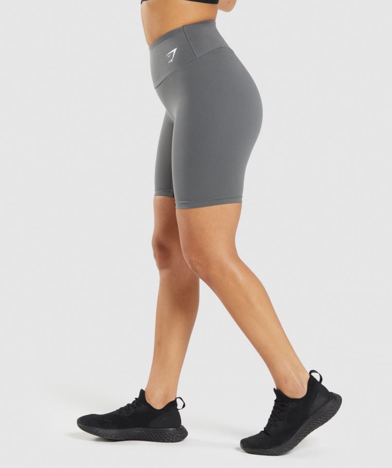 Women's Gymshark Training Cycling Shorts Grey | CA 37016D